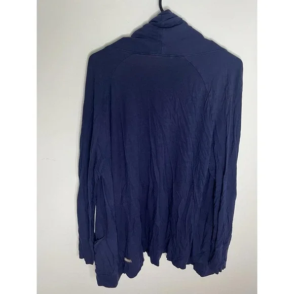 Matilda Jane Women's Large Dark Blue Long Sleeve Pockets Minimal Capsule Boho - Picture 2 of 5